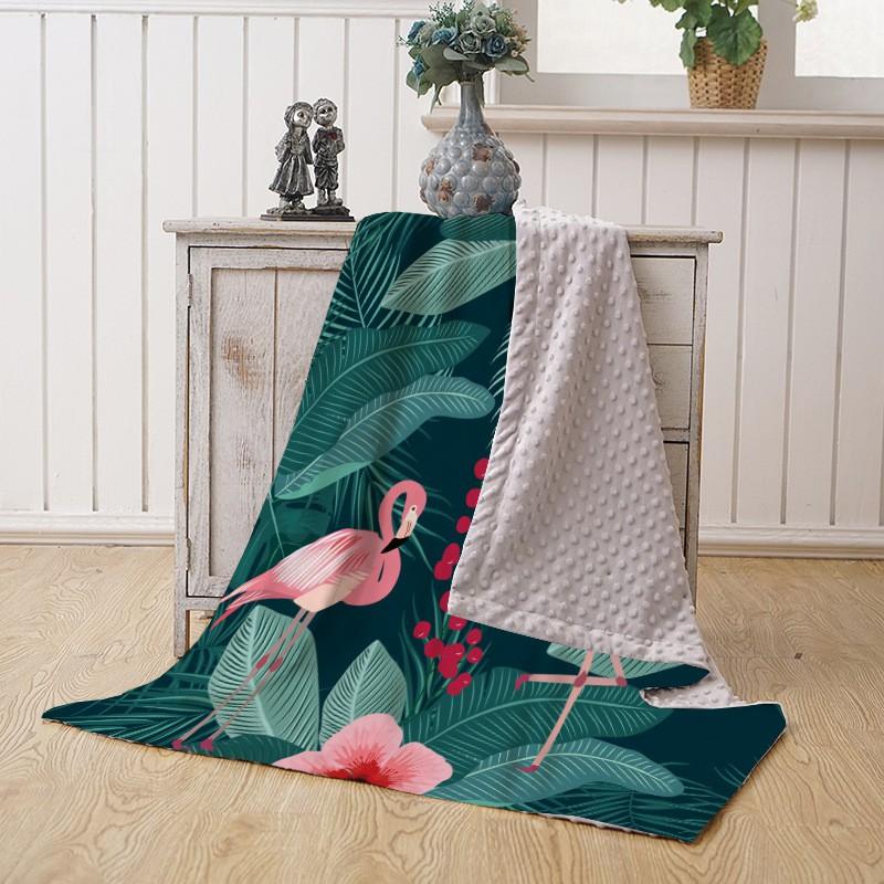 Soft Double-Layer Baby Blanket A-Grade Digital Print Cotton Feel Toddler Comfort Infants 1-3 Years