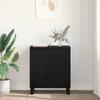Sideboard in Black Oak Look 60 x 35 x 70 cm Particleboard