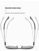 Double Bridge Men's Fashion Glasses - High-End Blue Light Blockers for a Personalized, Casual Look