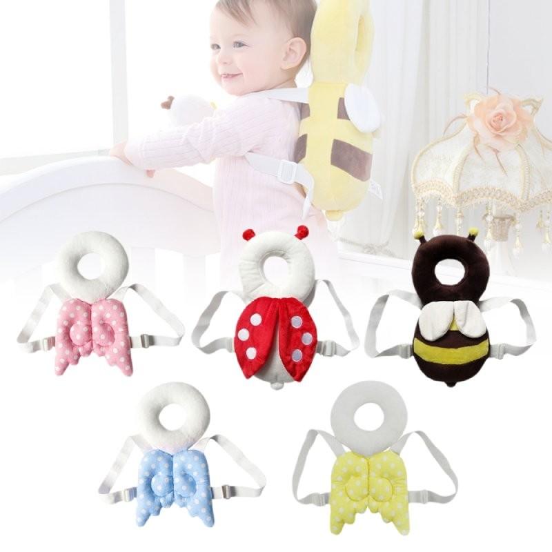 Plush Bee And Beetle Baby Guardian Pillow Soft Pp Cotton For Comfy Infant Sleep