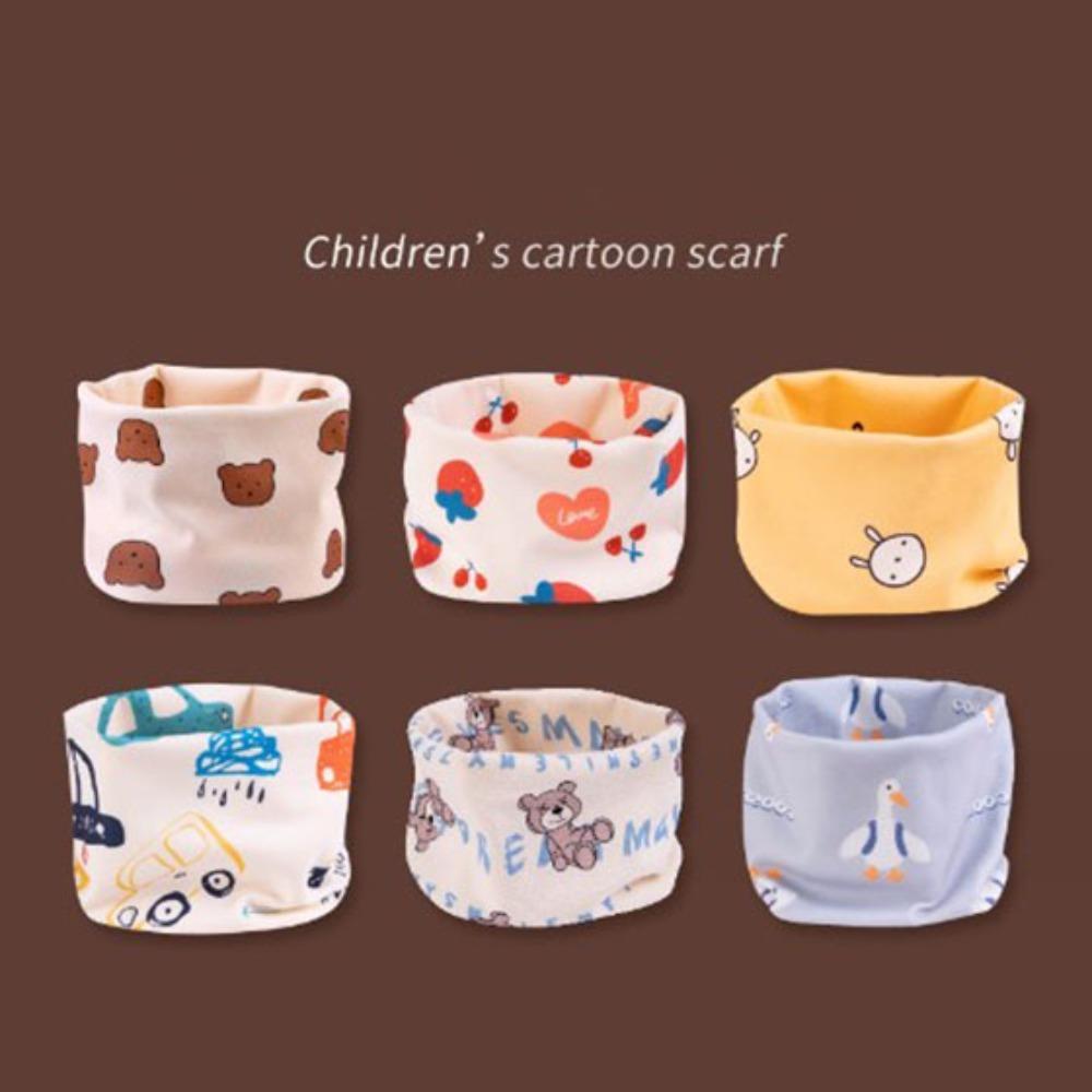 Soft and Skin Friendly 0-12years Winter Kids Scarf Breathable Dacron Cotton Children Warmer Neck Scarf Windproof Warm