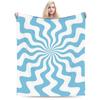 Abstract Swirl Disorder Super Soft Blanket  Kids Plush Throw Blanket Graphic Couch Chair Flannel Bedspread Sofa Bed Cover