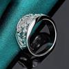 Ladies' Hollowed Out Zircon Ring, Engagement Ring Versatile Fashion Jewelry Holiday Gift