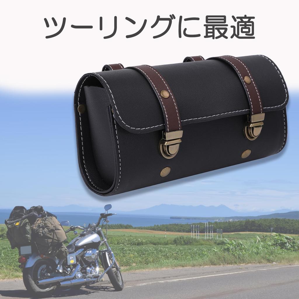 Pureseek Motorcycle Side American Touring Tool Small Item Storage Large Waterproof Bag, Style, Bag, Bag, Bag, Capacity, (Green)