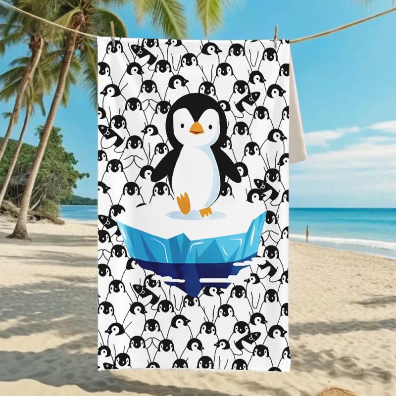 Ultra Absorbent Microfiber Beach Towel With Sea Turtle Print Quick Dry Large Size 70x140cm Pool Vacation Travel