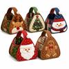 Gepolsterter Patchwork Weihnachts-Tragekorb Halbfertiger Stoff-Bastelkorb Weihnachtsdekoration
