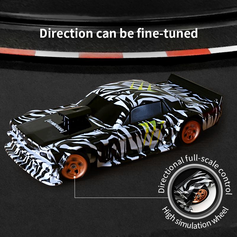 1/43 Upgrade RC Car Mini Racing Cars with Gyro 2.4G Remote Control Drift 4WD Off-road High-Speed Motor Vehicle Model Toys