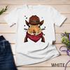 Cowboy Squirrel Country Music Rodeo Howdy Rodent Animal Unisex T-shirt