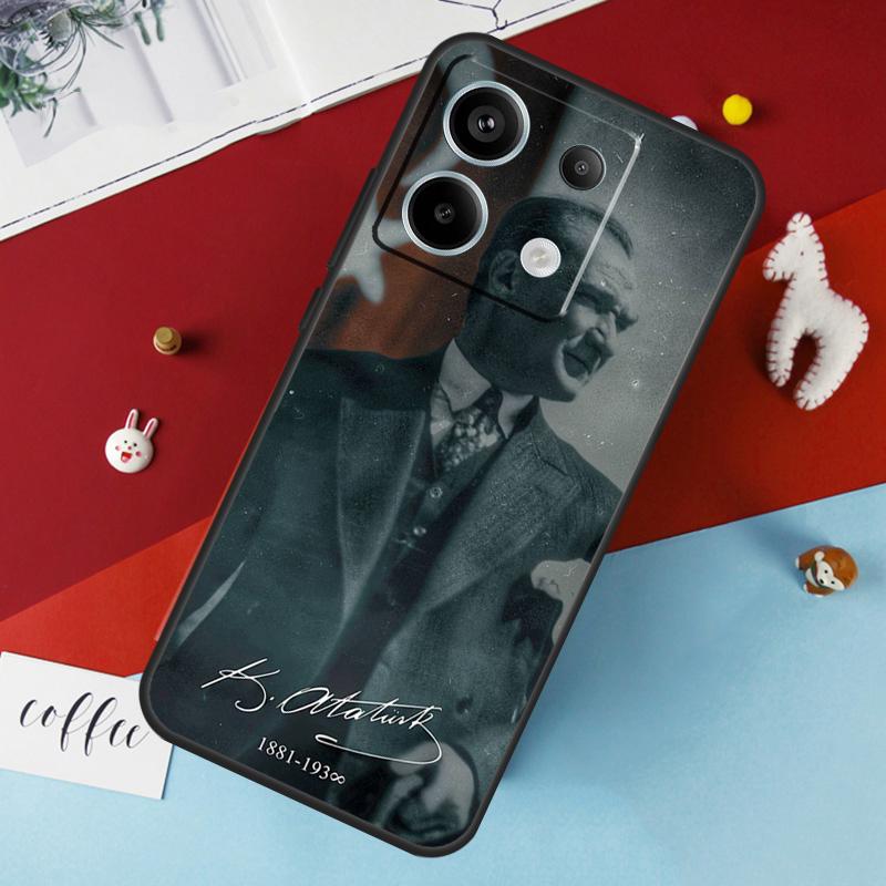 Türkei Mustafa Kemal Atatürk Hülle Für Xiaomi Redmi Note 14 12 11 10 13 Pro 15 Pro Plus Redmi 15 14C 10C 12C 13C 15C Abdeckung