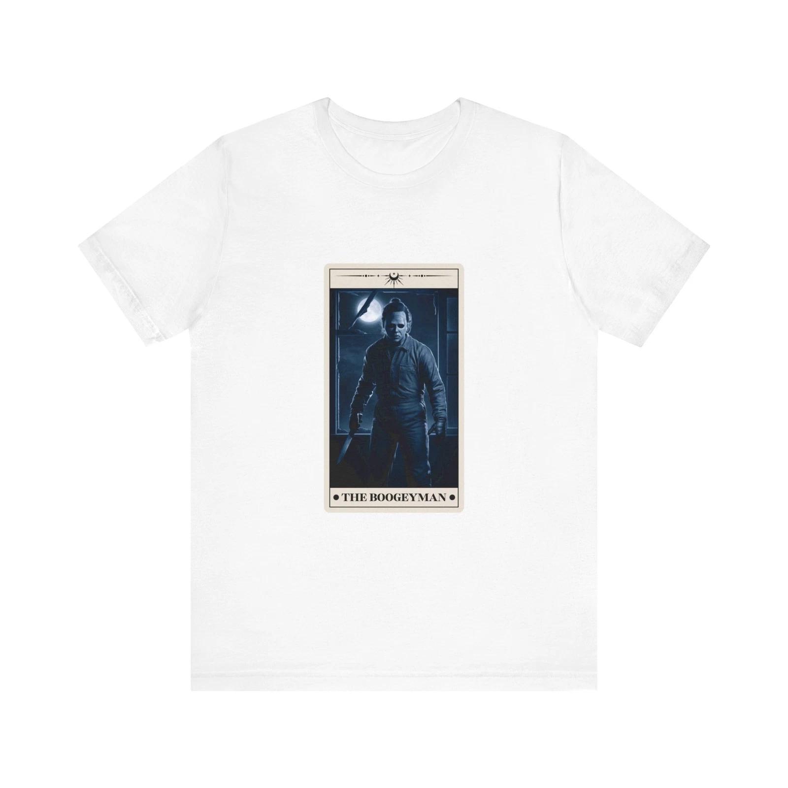 The Boogeyman Michael Myers Tarot Card Halloween Tee XL