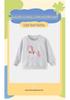 26-Year European & American Style Unicorn Embroidery Girls' Round Neck Long Sleeve Hoodie for Autumn/Winter