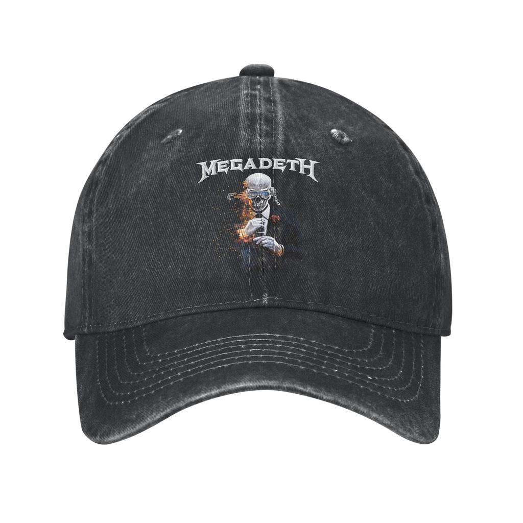 Megadeths New album tour 2026 Washed Baseball Cap Vintage Sun Hip Hop Hats Summer Women Unisex Outdoor Sport Snapback Cap
