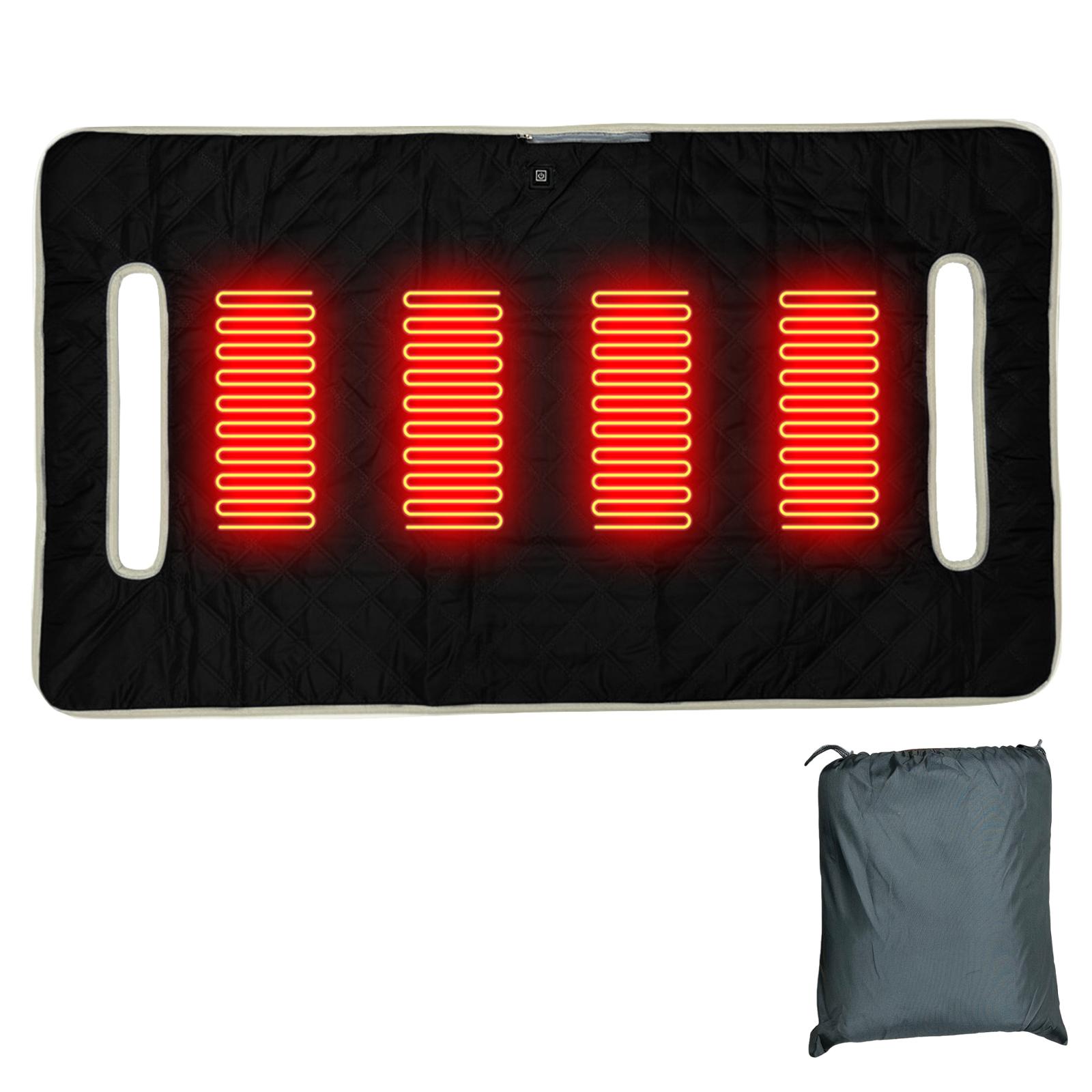 

Golf Cart Seat Blanket Waterproof Heated Seat Cushion Travel Sports Cart Seat Cushion Cover Golf Gifts for Men Golf Lover чёрный