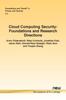 The Cloud Computing Security : Foundations and Research Directions Book