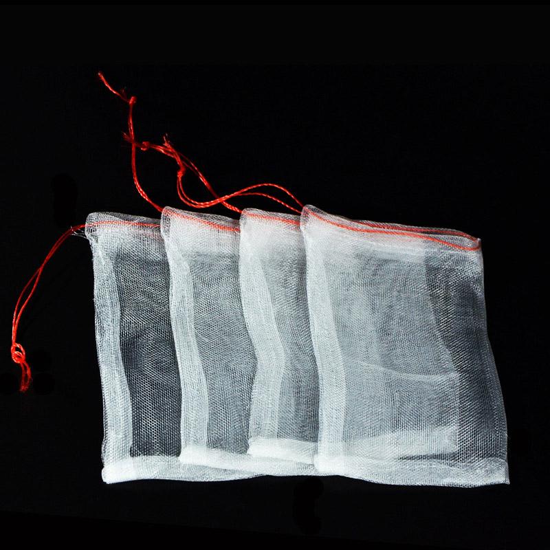 

Сад 50 шт. Защитный сетчатый мешок на шнурке для защиты растений и плодов от насекомых-вредителей и птиц 10x15cm