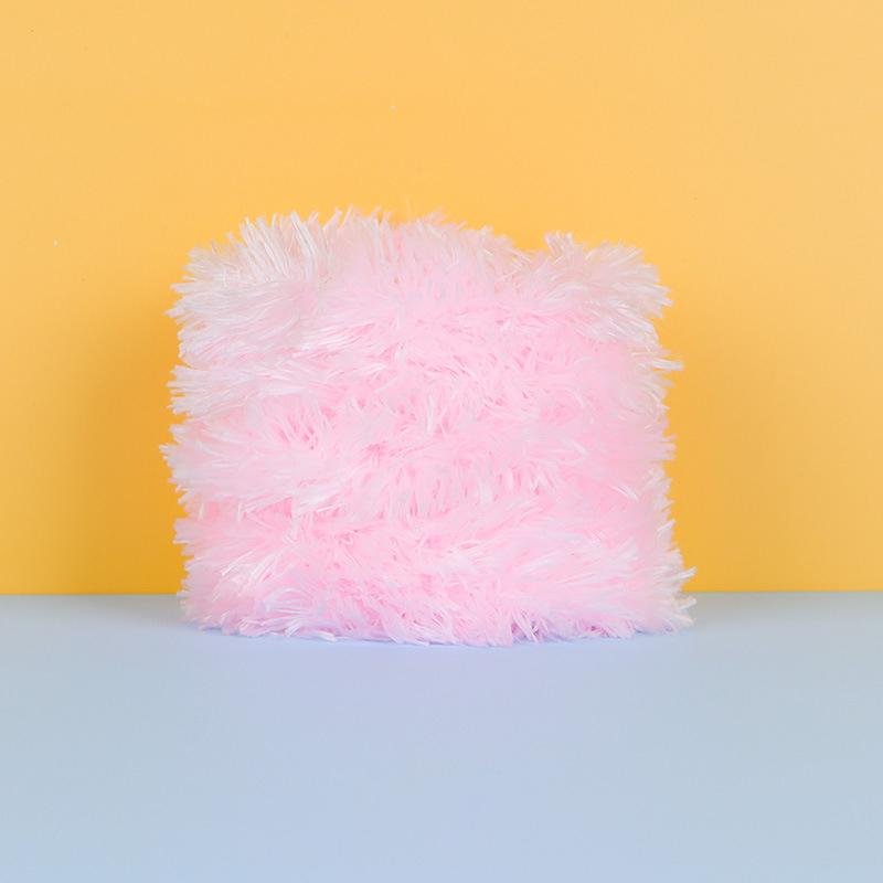 20 mm Material Kristall Sammet Vridpinne Handgjord Docka Valp Ullremsor Konstgjorda Ullremsor