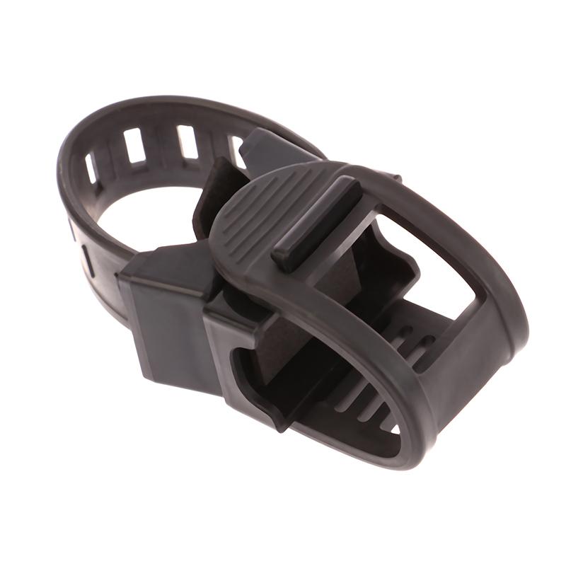 

1Pc Bicycle Handlebar Light Holder 360 Degree Rotation Universal Bicycle Headlight Holder Flashlight Rack Bike Light Mount one size
