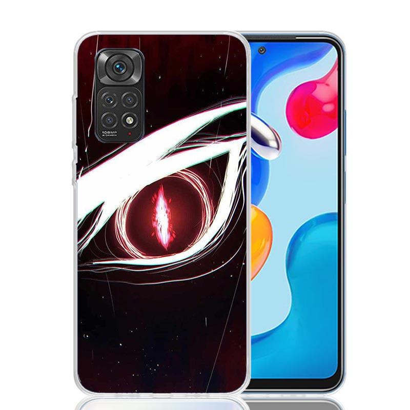 Scary Face Eyes Phone Case For Xiaomi Redmi Note 15 14 13 12S 12 Pro Plus 11S 11E 11 11T 10S 10 Art Soft Pattern Cover Redmi Not