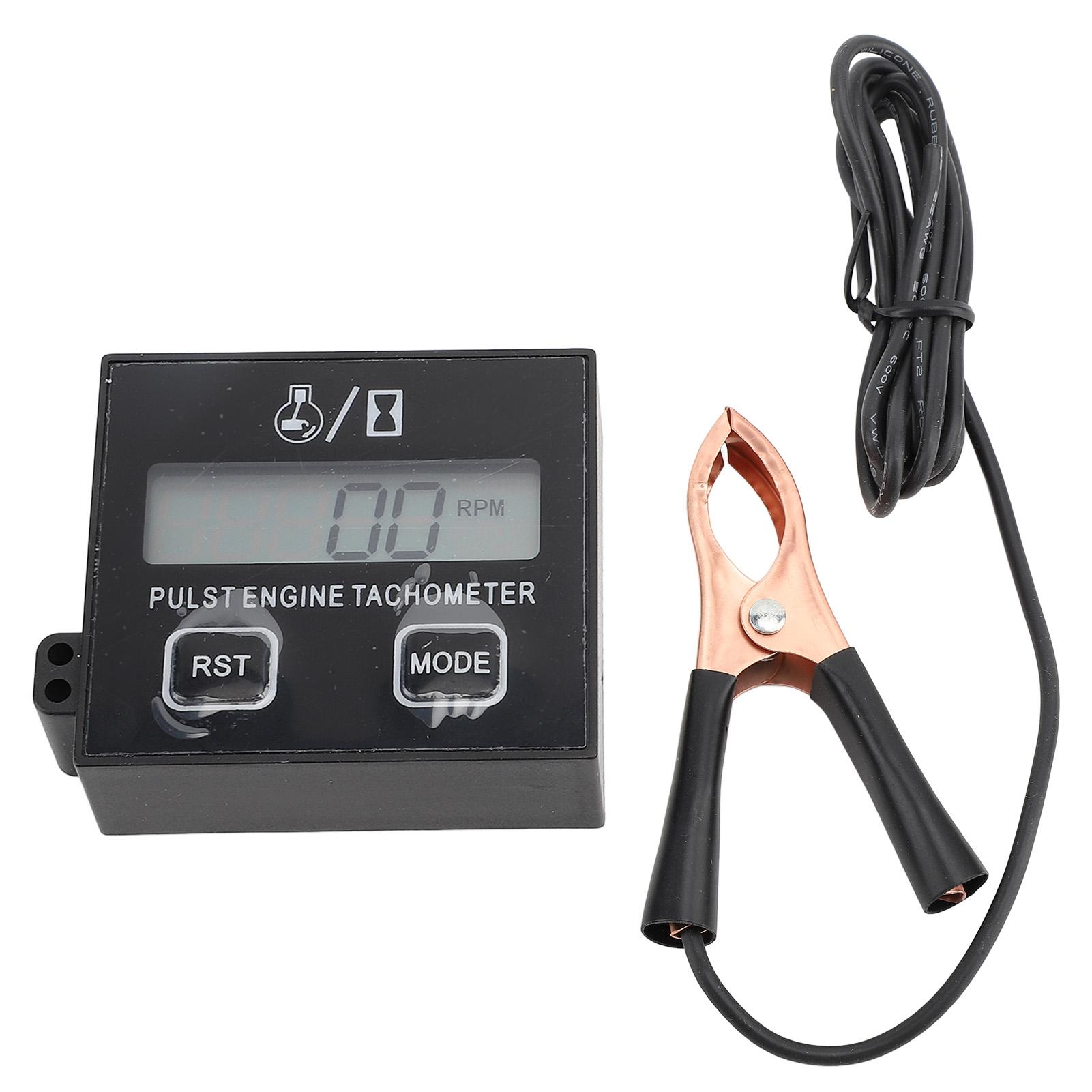 

Тахометр импульсного двигателя, небольшой цифровой ЖК-дисплей, спидометр 30000 об/мин для газонокосилки, бензопилы