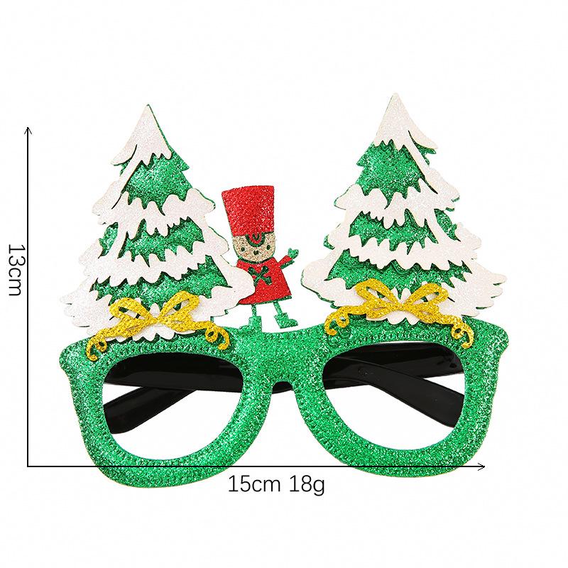 Festive Headband Eyeglass Frames: Christmas, Halloween, Valentine's Day & Party Glasses with Santa Claus Design