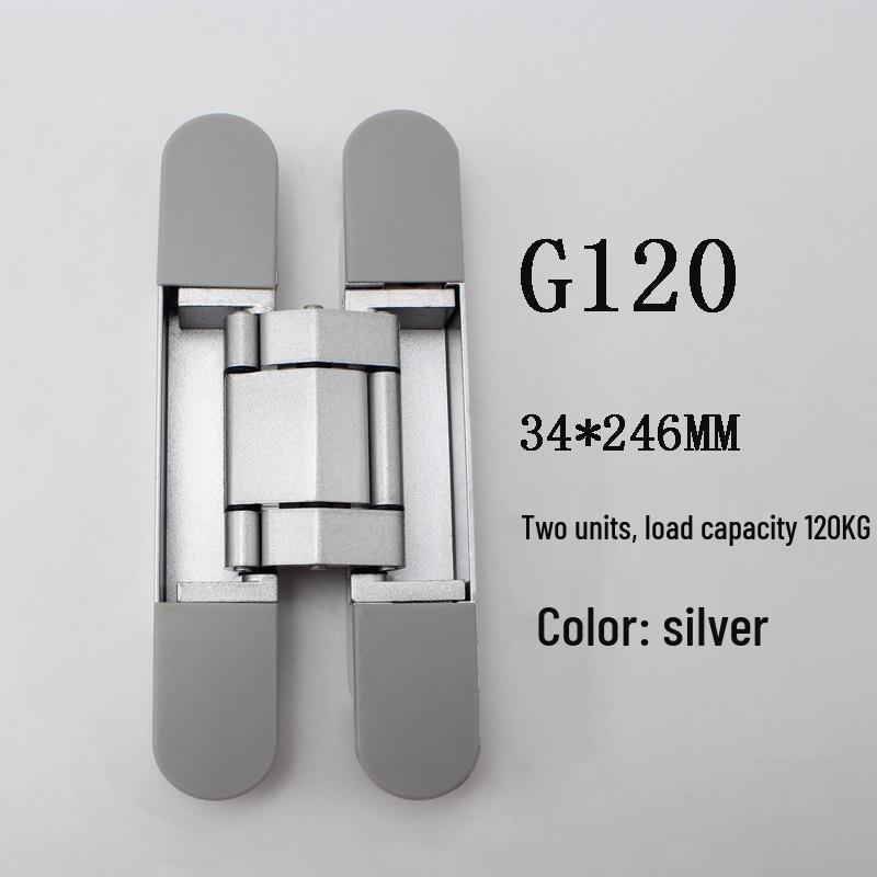 

Adjustable Zinc Alloy 3D Concealed European H-Type Hidden Hinges for Folding Wooden Doors серебряный