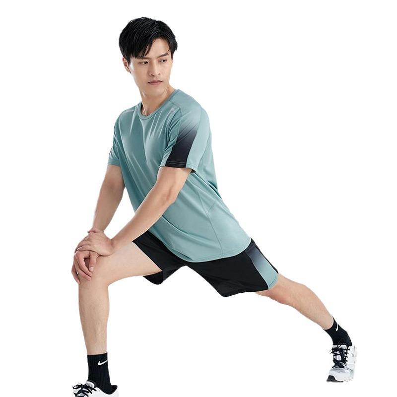 Quick-Dry Adult Fitness Sports Set: Short Sleeve Badminton, Tennis, General Training Summer Uniform