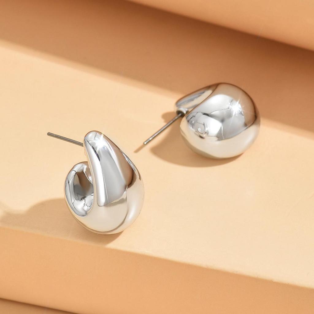 Plump Water Drop Acrylic Dangle Earrings - Simple & Fashionable Jewelry for Women