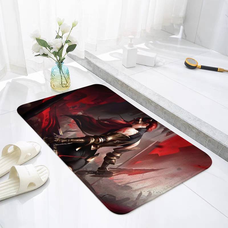 K-Katarina L-League-Of L-Legends-Floor Mat For Living Room Cushions Modern Soft Fluffy Home Rug For Bedroom Play Carpet