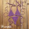 Bikini Micro Trendy Fatto a Mano all'Uncinetto