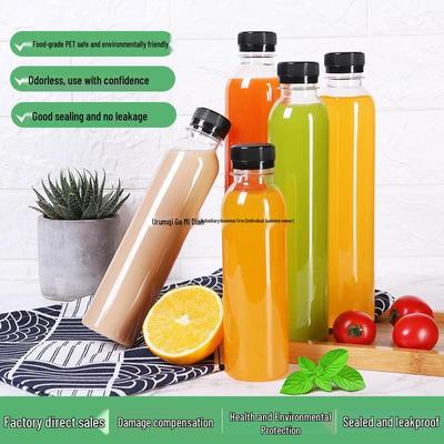 500ml Clear Disposable Plastic Bottle for Water, Beverage, Milk Tea, or Juice