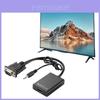 Cabo Conversor VGA para HDMI Núcleo de Cobre para HDTV Monitor PC Gaming Configuração de Home Theater