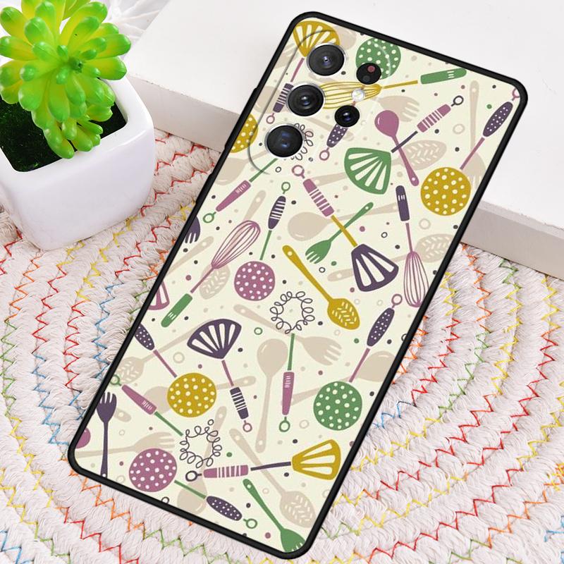 Baking Cook Chef soft Phone Case for Samsung Galaxy note 10 pro S26 Ultra S23 S24 FE S25 S21 S22 PLUS shockproof Cove