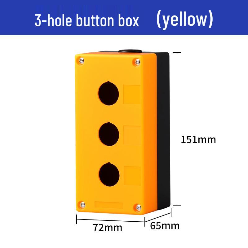 Not-Aus Staubdichte Wasserdichte Steuerbox mit Kontrollleuchte, Positionen 12345 - Taster BX1-5.