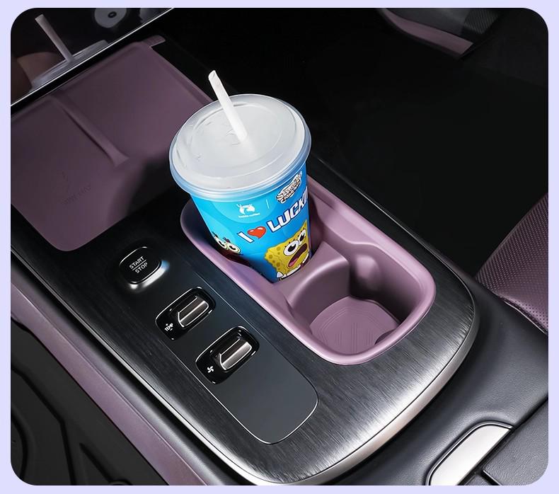 Xiaomi SU7 Wireless Charging Cup Holder Silicone Pad - Anti-slip Interior Protection