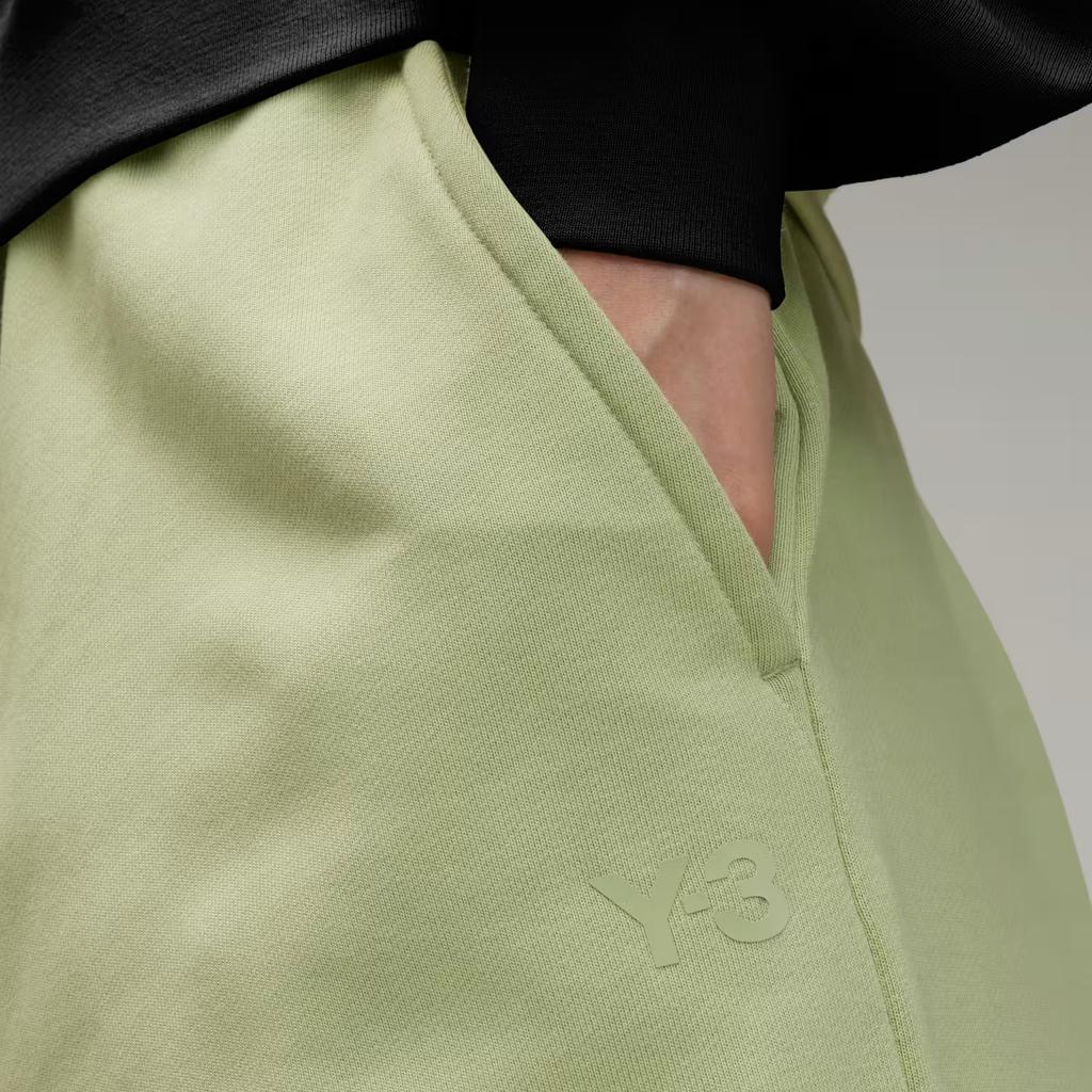 Adidas Solid Color Loose Fit Lace-Up Wide Leg Knitted Sports Pants Women Bottoms Green JM7841