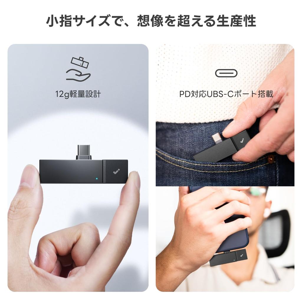 HiDock P1 mini Dyktafon AI z zaawansowaną transkrypcją LLM i AI do efektywności pracy Nagrywa z bezprzewodowym nagrywaniem ECM Obsługuje PD 75 Smartfonów