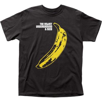Velvet Underground Warhol Banana Maglietta Uomo Musica Classica Concerto Band Nero