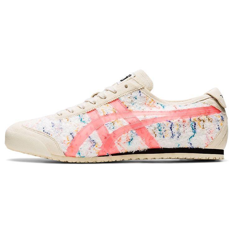 Onitsuka Tiger Mexico 66 Fabric Suede Classic Sports Breathable Lightweight Slip Resistant Low Top Lifestyle Casual Shoes 1183B689-100