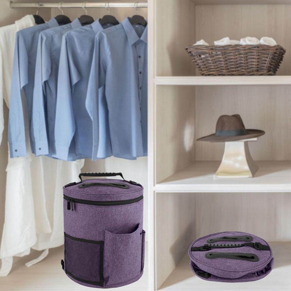 DIY Craft Yarn Round Crochet Bag Large Capacity Knitting Needle Organizer Home Storage
