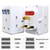 Hong Kong UK Travel Adapter: Multi-function One-to-Three Converter Socket