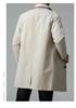 Men's Mid-Length High-End Trench Coat - Trendy Casual & Business Attire for Spring and Autumn