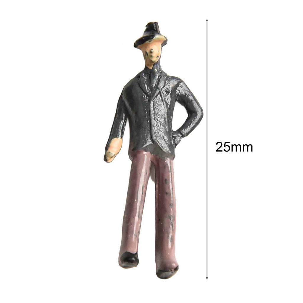 100PCS 1:75/1:87/1:100 Full Seated Small Person Sand Table Model Material For Simulated Sand Table Garden Decoration