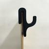 Shower Hook Plastic Anti-Slip Compression Resistant Hook Within 8mm Glass Door Drill-Free Installation Hook for Bathroom