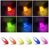 Safety Flashing Glow Light New Pet Led Silicone Rubber Pendant Blinking Led Collar Luminous Pendant for Pet Dog Puppy Necklaces