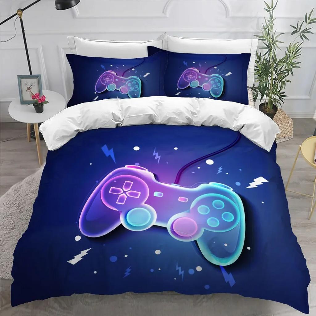 Print Airplanes Beding Set for Boy Comfortable Quilt Cover Pilowcases Children Kids,twin Ful Quen Young People Bedrom Bed Linens Set Polyester