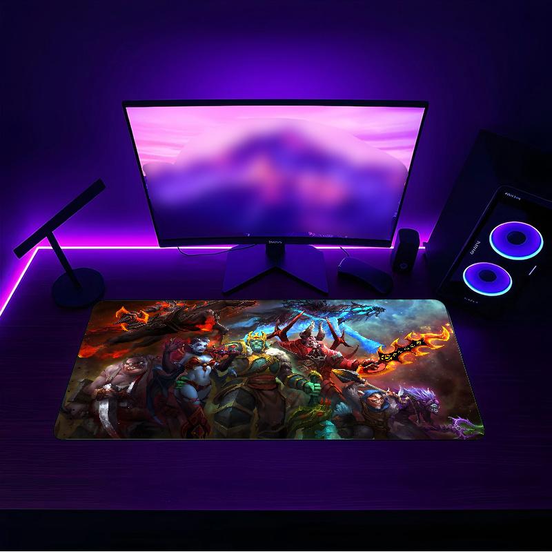 DOTA 2 (40) Mouse pad with a non slip rubber base suitable for home offices and an ideal gift for gamers