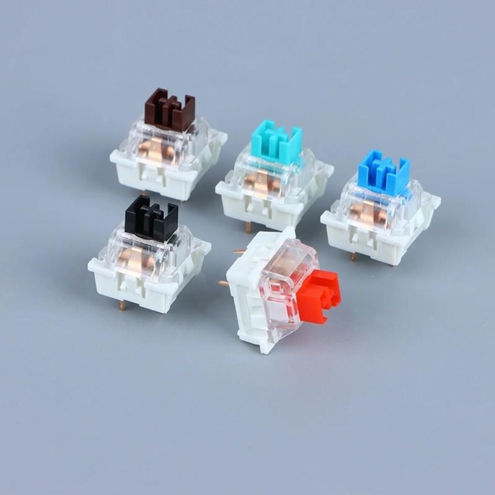 10Pcs Knocking 3 Pin Tactile Switches Dust-proof Keyboard Switch Replacement Gaming Keyboard