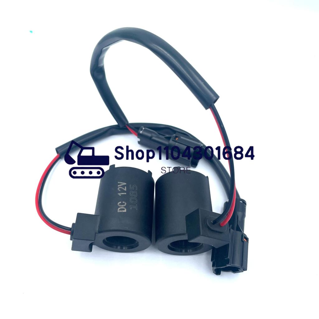 For Yanmar VIO Solenoid Valve Coil 12V   Accessories 16mm 38mm Excavator