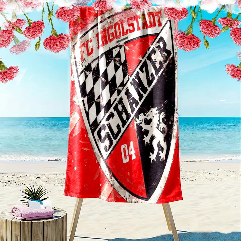 Fc Ingolstadt Towel, Large Soft Quick Dry Towel for Beach Camping Swimming