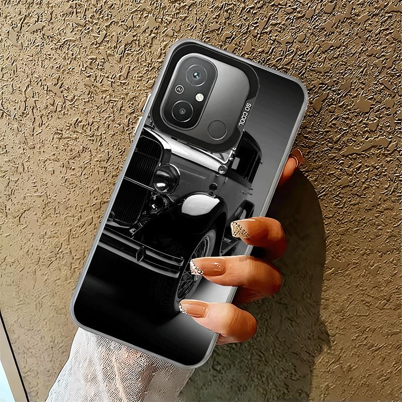 Klassische Vintage Retro Auto Stoßfeste Handyhülle für Xiaomi Poco X7 X6 X5 X3 Pro F7 Ultra M8 Redmi 15C 15 14C 13C 12C 10C 13 12 1